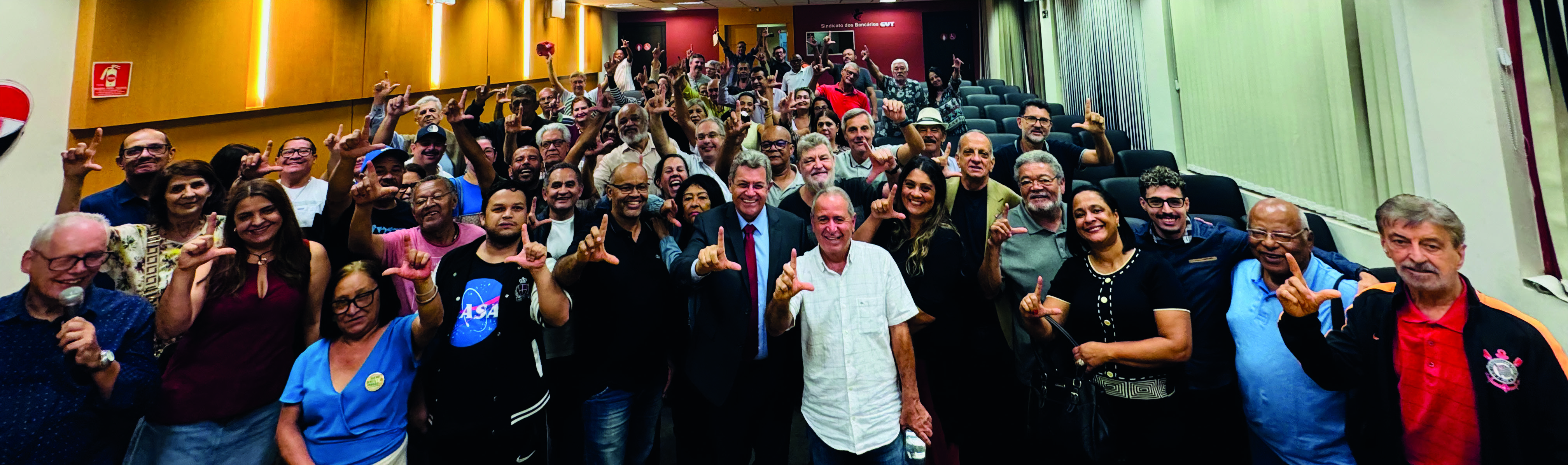 Apoiadores de Nelsinho e da CNB